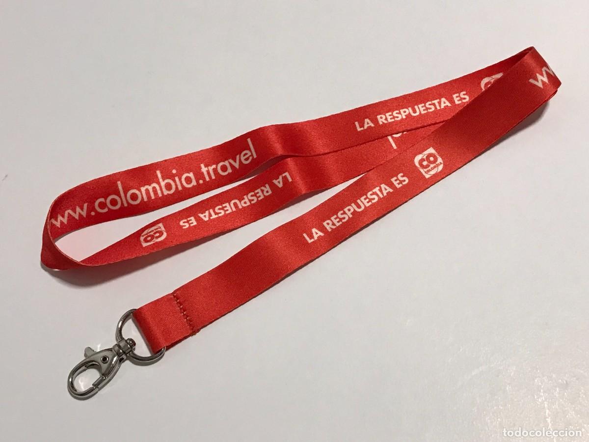 Coleccionismo: LANYARD CINTA COLGANTE, TURISMO COLOMBIA (1)