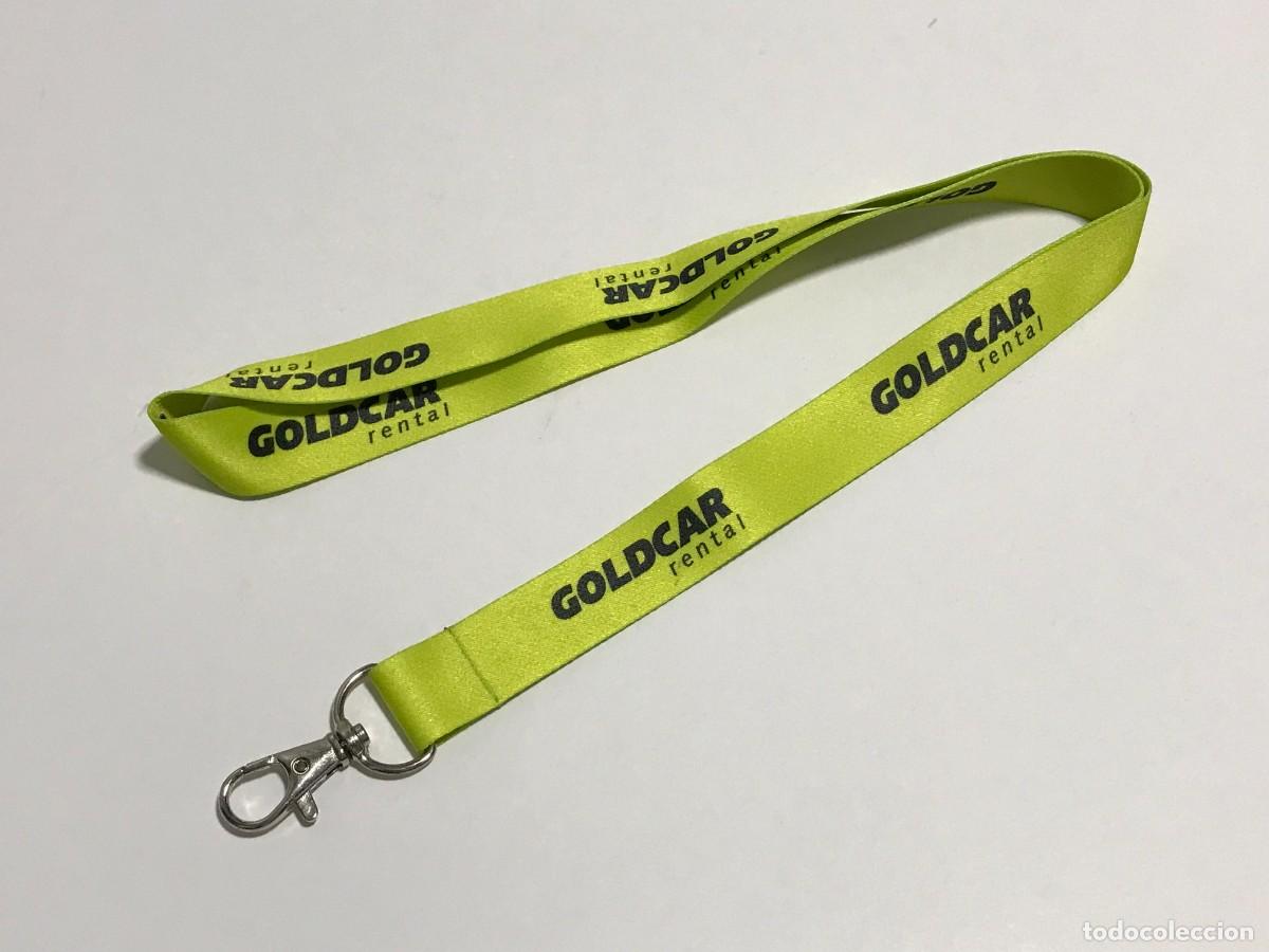 Coleccionismo: LANYARD CINTA COLGANTE, ALQUILER DE COCHES GOLDCAR (2)