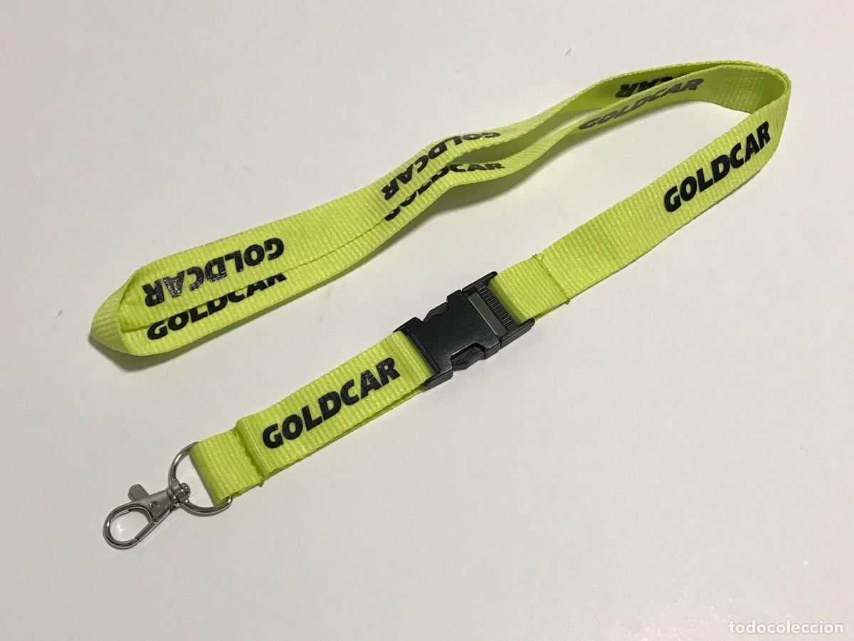 Coleccionismo: LANYARD CINTA COLGANTE, ALQUILER DE COCHES GOLDCAR