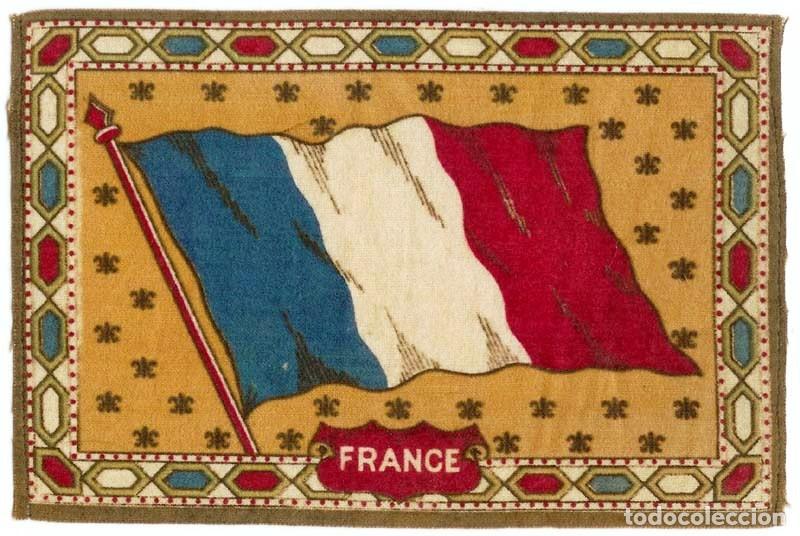 Collectionnisme: ANTIGUO TAPETE FIELTRO BANDERA FRANCIA