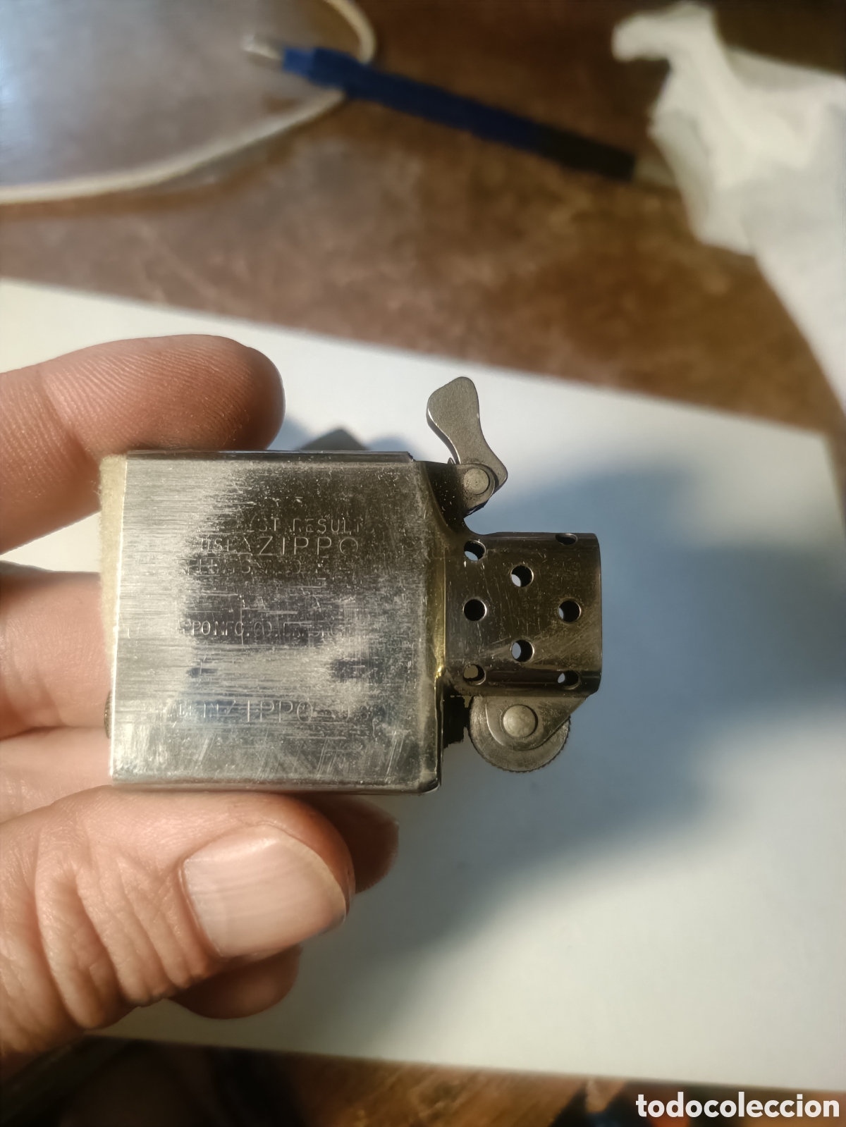 Coleccionismo: Zippo decoraci&oacute;n &aacute;guila - Foto 4