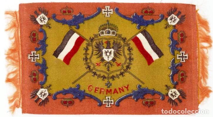 Coleccionismo: ANTIGUO TAPETE FIELTRO ESCUDO ARMAS ALEMANIA