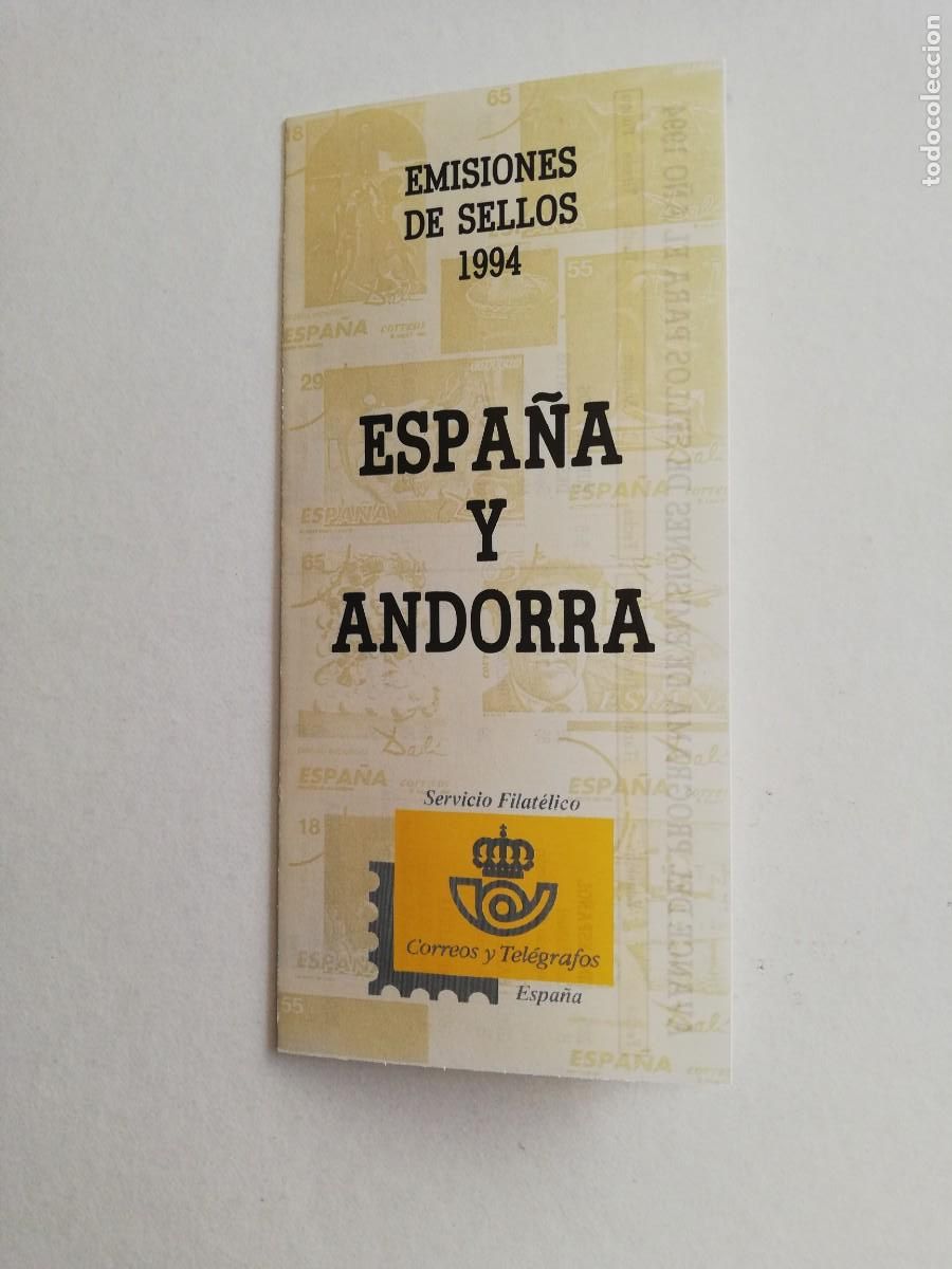 Coleccionismo: EMISIONES DE SELLOS ESPA&Ntilde;A Y ANDORRA 1994