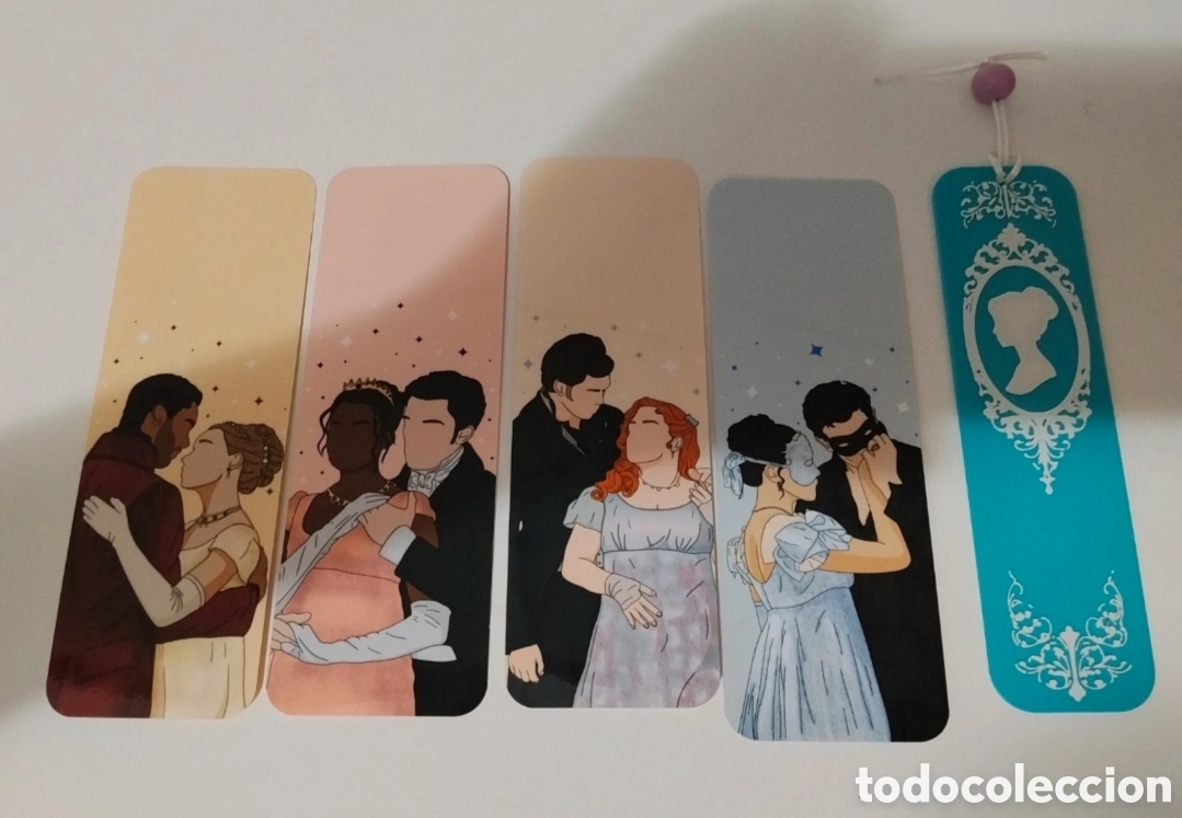 Coleccionismo: Set 5 marcap&aacute;ginas Los Bridgerton