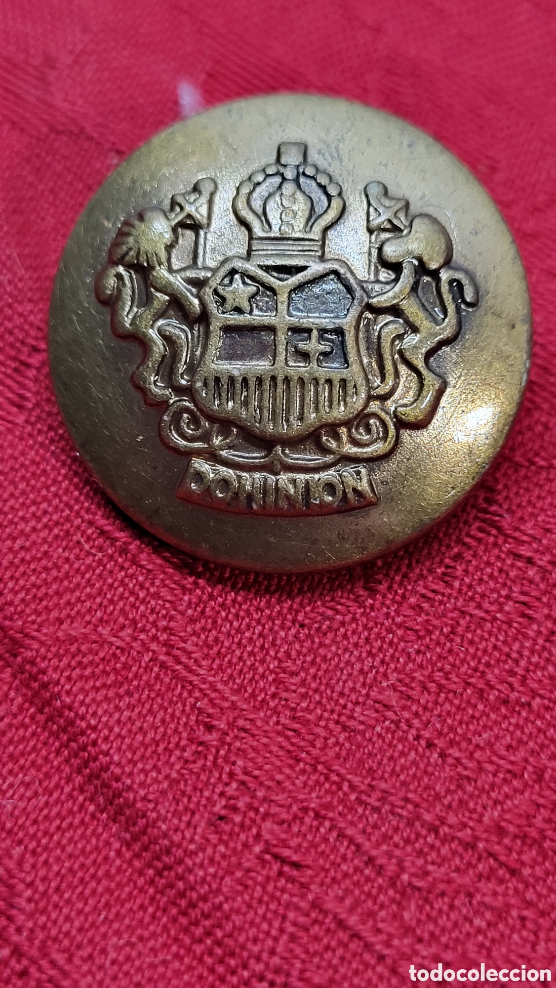 Coleccionismo: Boton antiguo militar - Foto 1