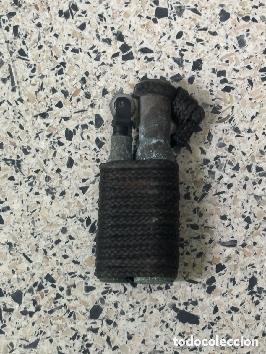 Coleccionismo: Encendedor Antiguo Artesanal de Trincheras (Trench Art Lighter)
