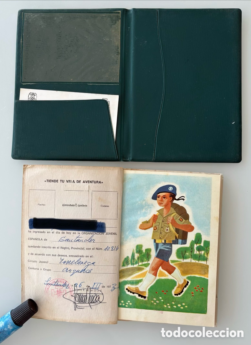 Coleccionismo: Carpeta y cartilla de Actividades e inscripci&oacute;n de lla OJE