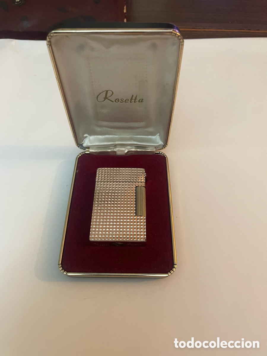 Coleccionismo: Mechero Rosetta de butano vintage con caja