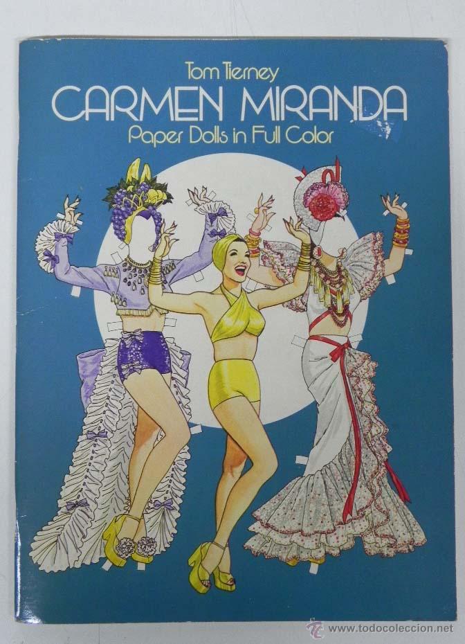 carmen miranda paper dolls