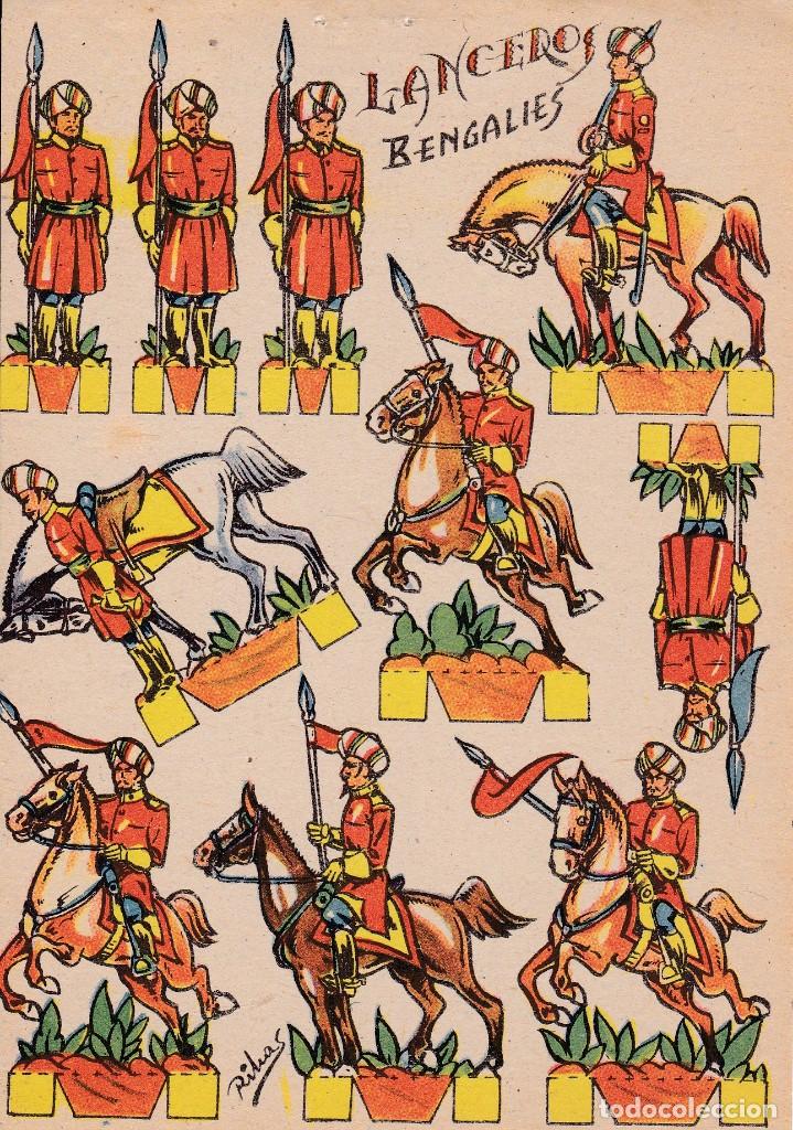 Coleccionismo recortables: Lanceros Bengal&iacute;es - Foto 1