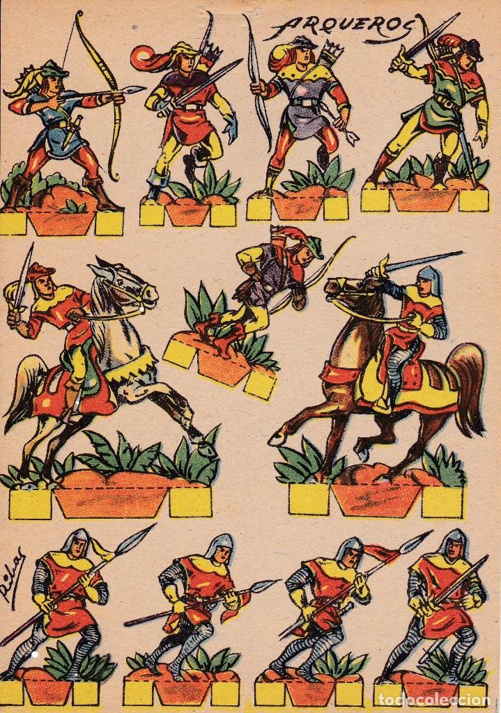 Coleccionismo recortables: Arqueros - Foto 1