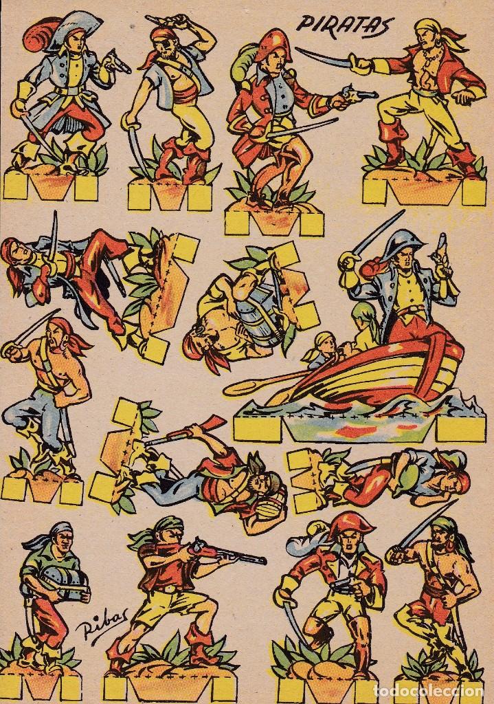 Coleccionismo recortables: Piratas - Foto 1