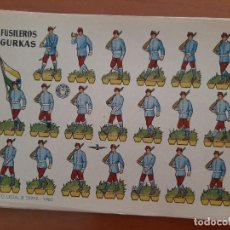 Coleccionismo Recortables: RECORTABLE FUSILERO GURKAS. Lote 228259090