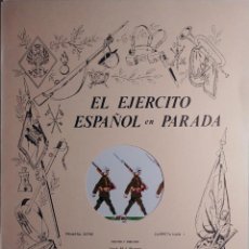 Coleccionismo Recortables: EL EJÉRCITO ESPAÑOL EN PARADA, PRIMERA SERIE, CARPETA NÚM. 1 / JOSÉ Mª BUENO. BARREITA, 1980.. Lote 207779301