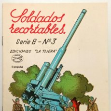 Coleccionismo Recortables: ORIGINAL 1959 SOLDADOS RECORTABLES EDICIONES LA TIJERA SERIE B NUM. 3. Lote 348303393