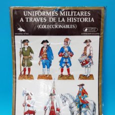 Coleccionismo Recortables: RECORTABLES UNIFORMES MILITARES A TRAVES DE LA HISTORIA. SERIE A-5. CLIPER PLAZA & JANES. PRECINTAD