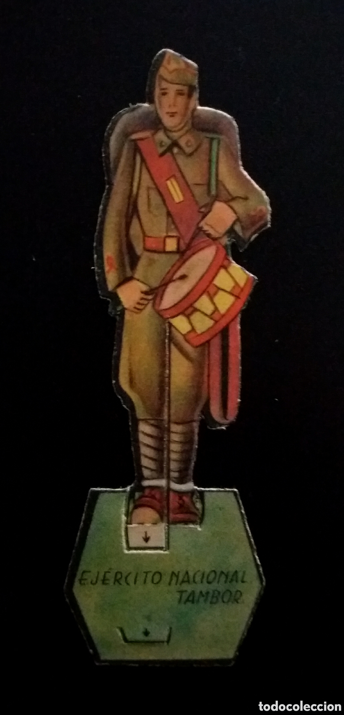 Coleccionismo Recortables: CROMO TROQUELADO ALMACENES ALEMANES FALANGISTA Ej&eacute;rcito Nacional colecci&oacute;n guerra civil soldado