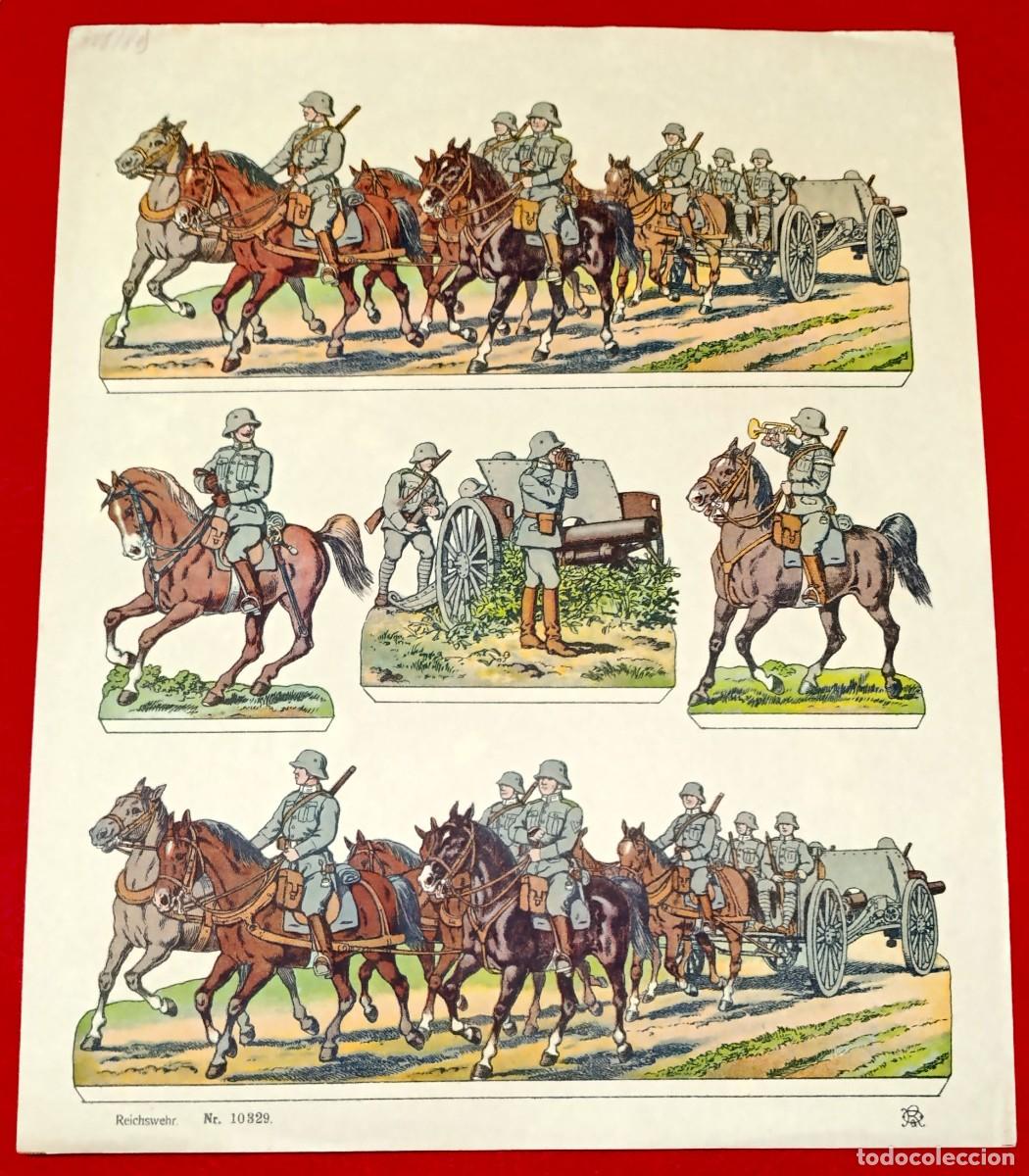 Coleccionismo Recortables: III REICH DEUTSCHES REICH ORIGINAL - ANTIGUO RECORTABLE ALEMAN - J.F.S. J.F. SCHREIBER ESSLINGEN