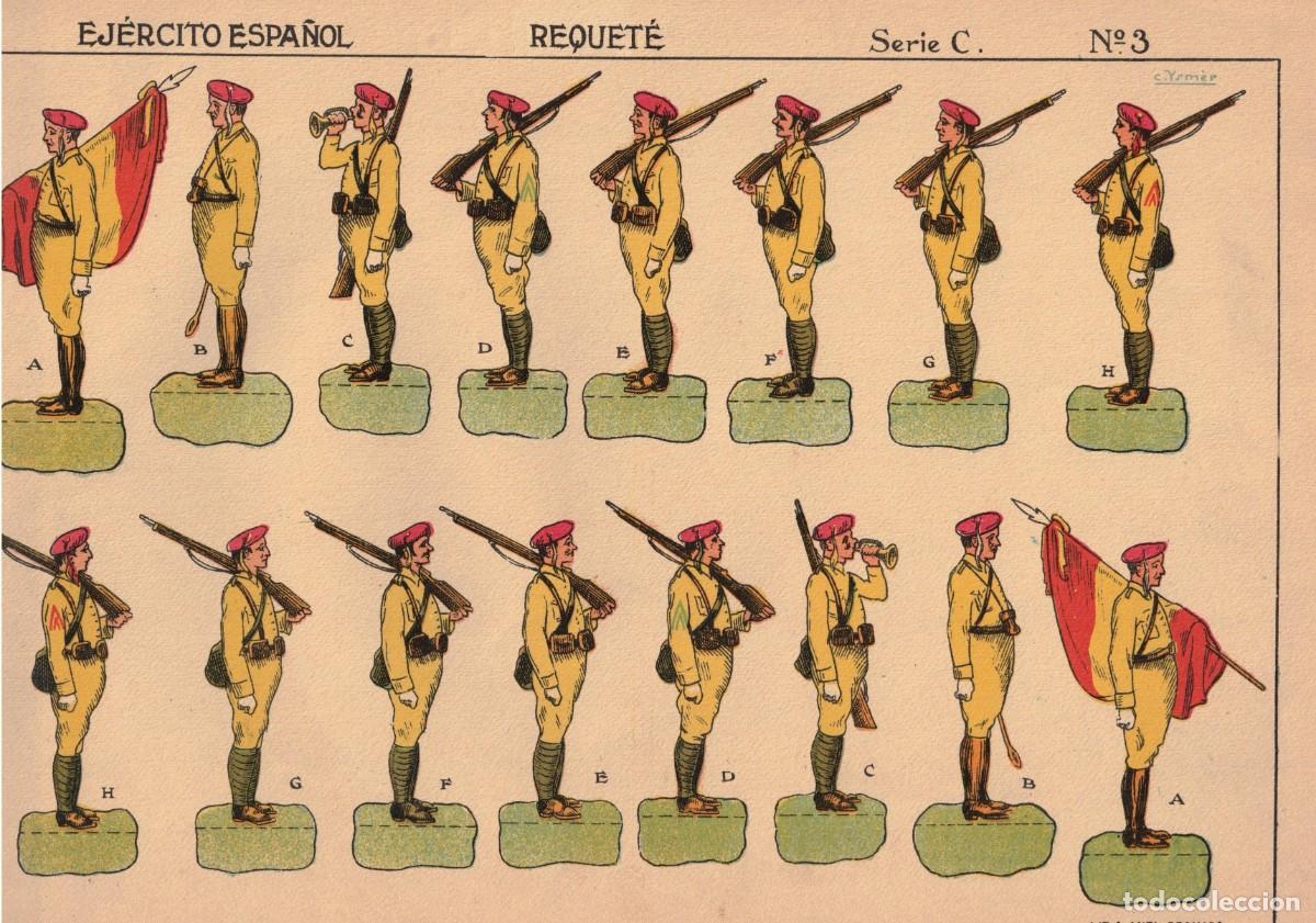 Coleccionismo Recortables: Guerra Civil 1936 - 1939 - Original - Requete - Litografia A. Anel - Granada - Serie C N&uacute;m. 3