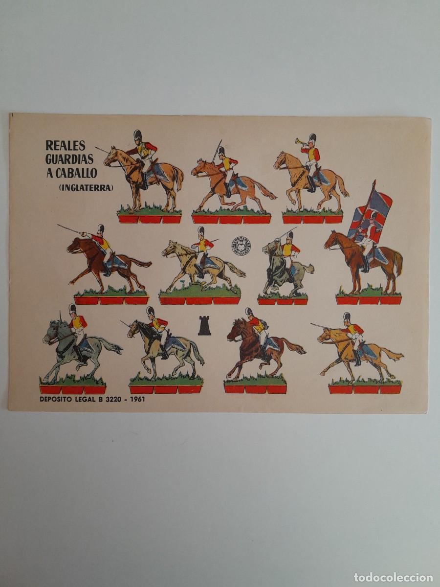 Coleccionismo recortables: RECORTABLES EDITORIAL BRUGUERA - REALES GUARDIAS A CABALLO INGLATERRA
