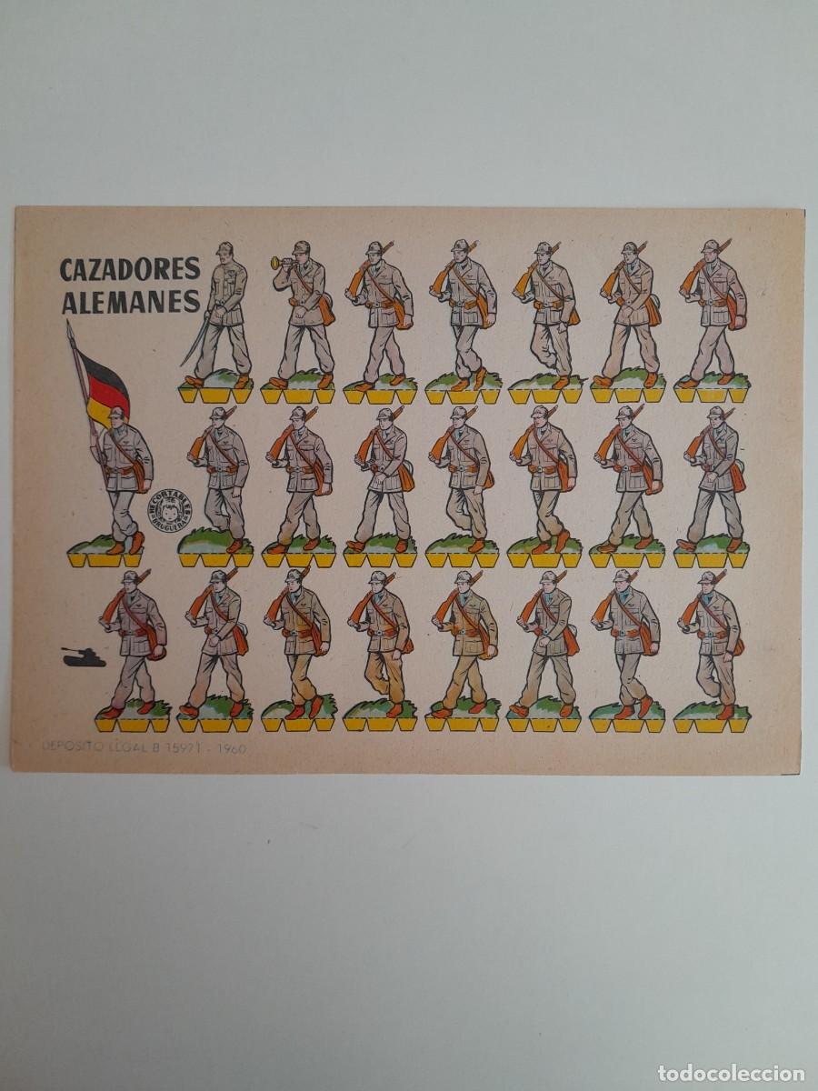 Coleccionismo recortables: RECORTABLES EDITORIAL BRUGUERA - CAZADORES ALEMANES