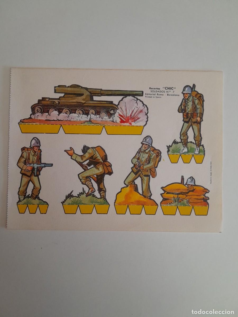 Collezionismo Figurine da Ritagliare: RECORTABLES CHIC EDITORIAL ROMA - SERIE SOLDADOS