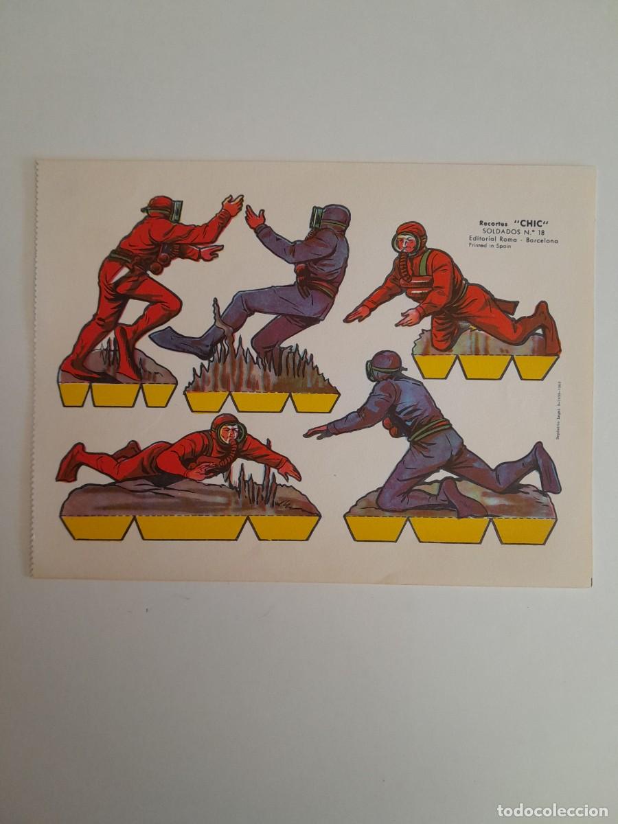 Collezionismo Figurine da Ritagliare: RECORTABLES CHIC EDITORIAL ROMA - SERIE SOLDADOS