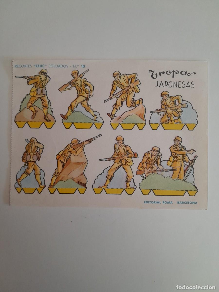 Collezionismo Figurine da Ritagliare: RECORTABLES CHIC EDITORIAL ROMA - SERIE SOLDADOS