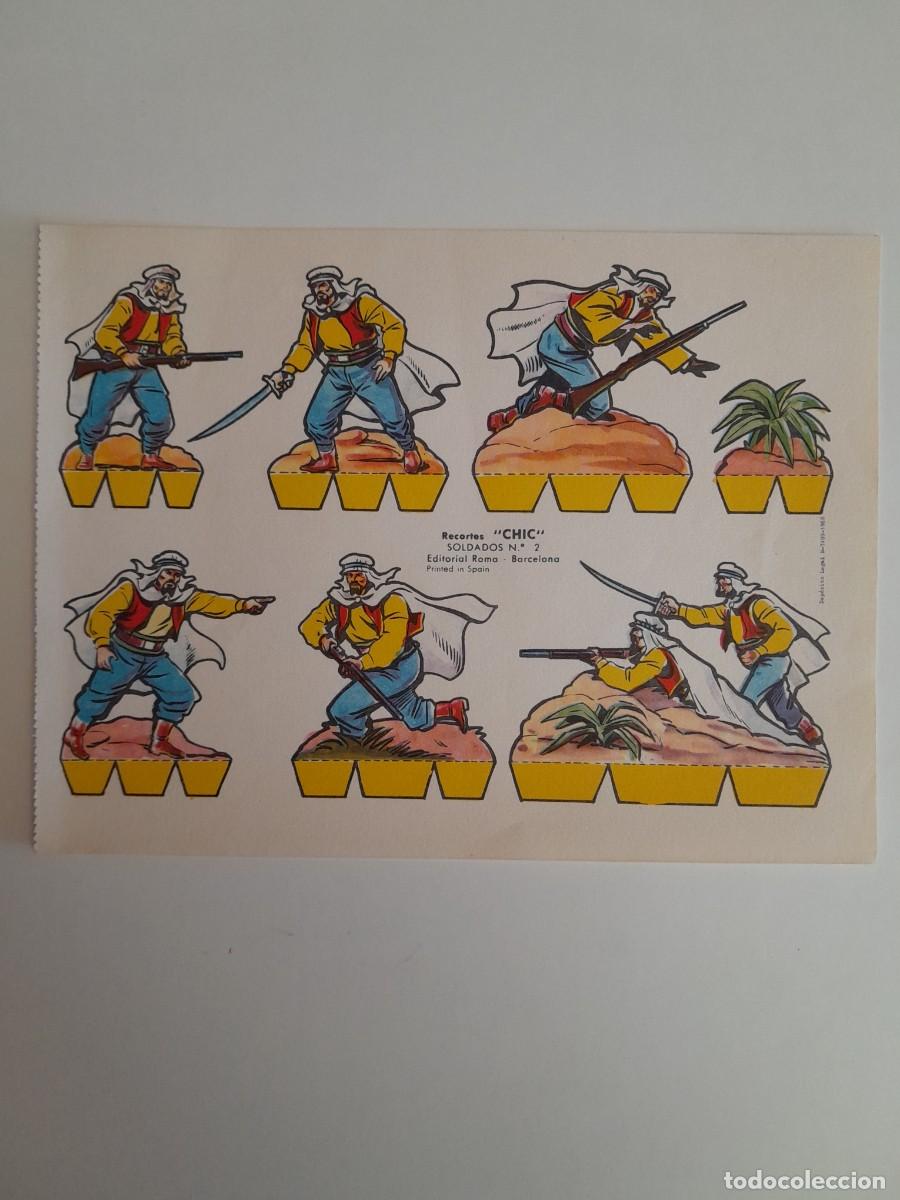 Collezionismo Figurine da Ritagliare: RECORTABLES CHIC EDITORIAL ROMA - SERIE SOLDADOS