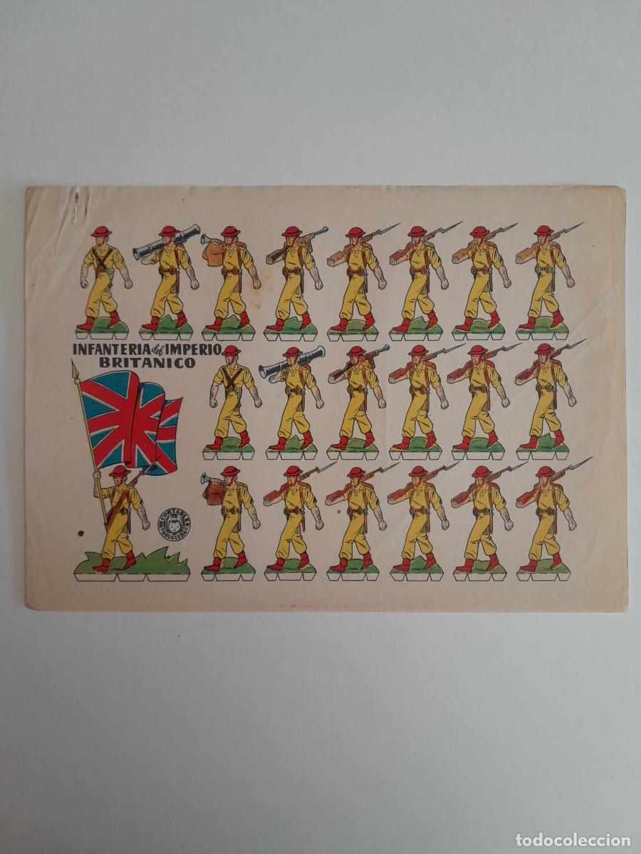 Coleccionismo recortables: RECORTABLES EDITORIAL BRUGUERA - INFANTERIA DEL IMPERIO BRIT&Aacute;NICO