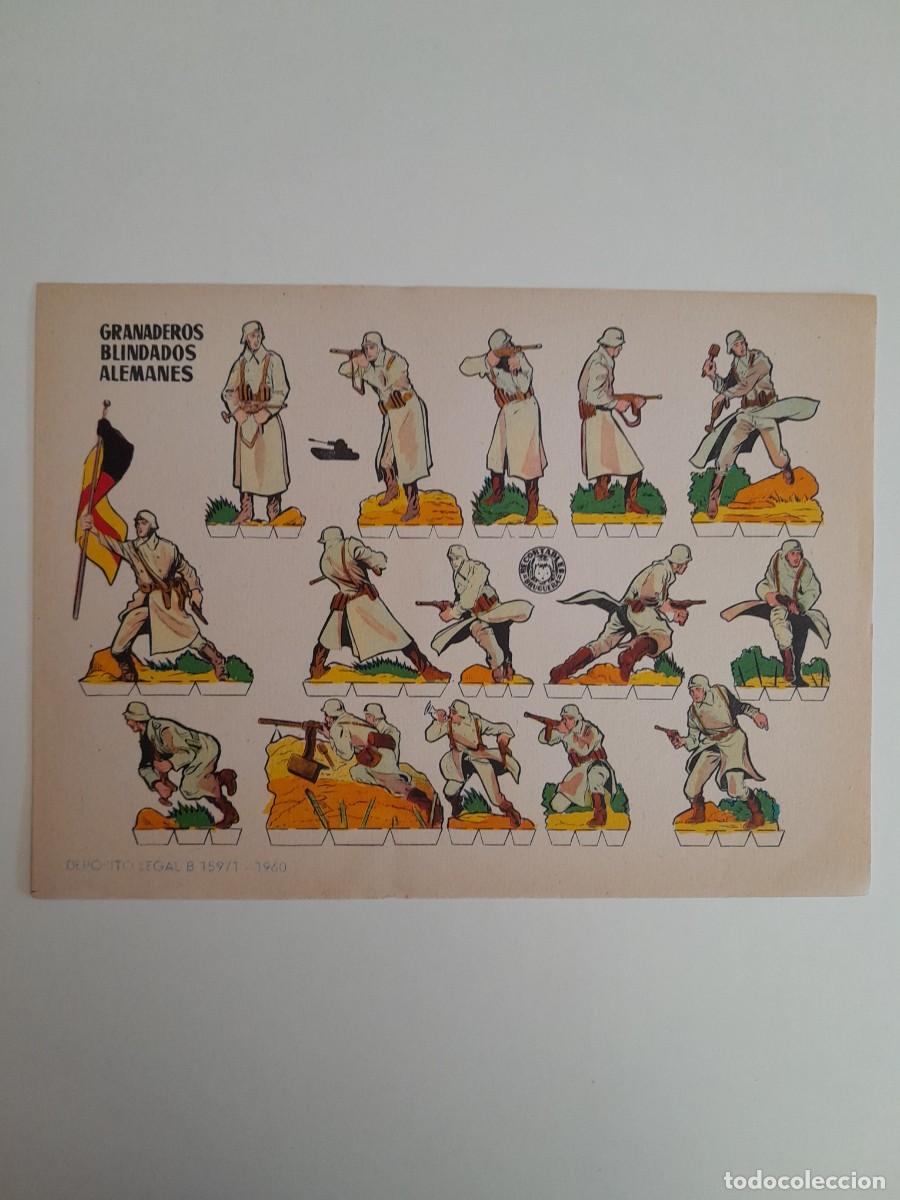 Coleccionismo recortables: RECORTABLES EDITORIAL BRUGUERA - GRANADEROS BLINDADOS ALEMANES