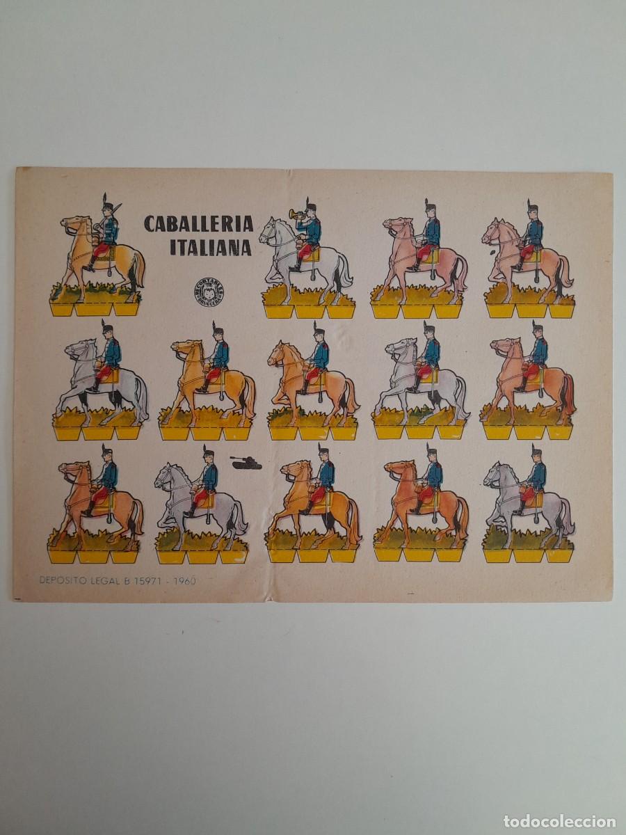 Coleccionismo recortables: RECORTABLES EDITORIAL BRUGUERA - CABALLER&Iacute;A ITALIANA