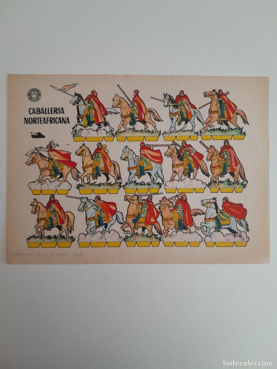 Coleccionismo recortables: RECORTABLES EDITORIAL BRUGUERA - CABALLER&Iacute;A NORTEAFRICANA