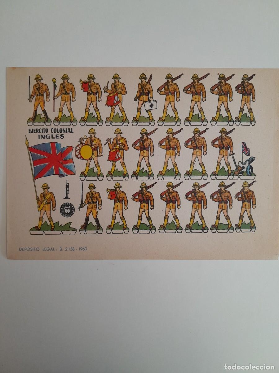 Coleccionismo recortables: RECORTABLES EDITORIAL BRUGUERA - EJ&Eacute;RCITO COLONIAL INGL&Eacute;S