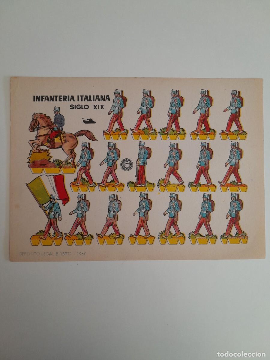 Coleccionismo recortables: RECORTABLES EDITORIAL BRUGUERA - INFANTERIA ITALIANA SIGLO XIX