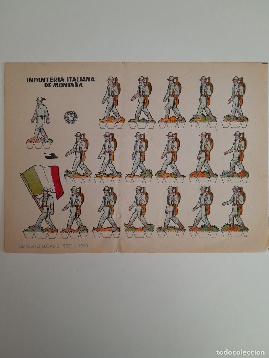 Coleccionismo recortables: RECORTABLES EDITORIAL BRUGUERA - INFANTERIA ITALIANA DE MONTA&Ntilde;A