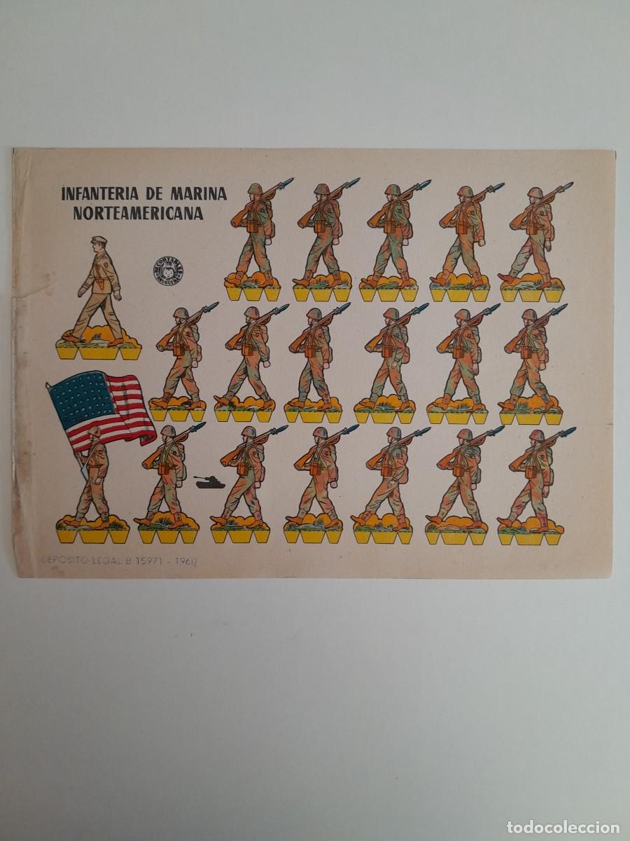 Coleccionismo recortables: RECORTABLES EDITORIAL BRUGUERA - INFANTERIA DE MARINA NORTEAMERICANA