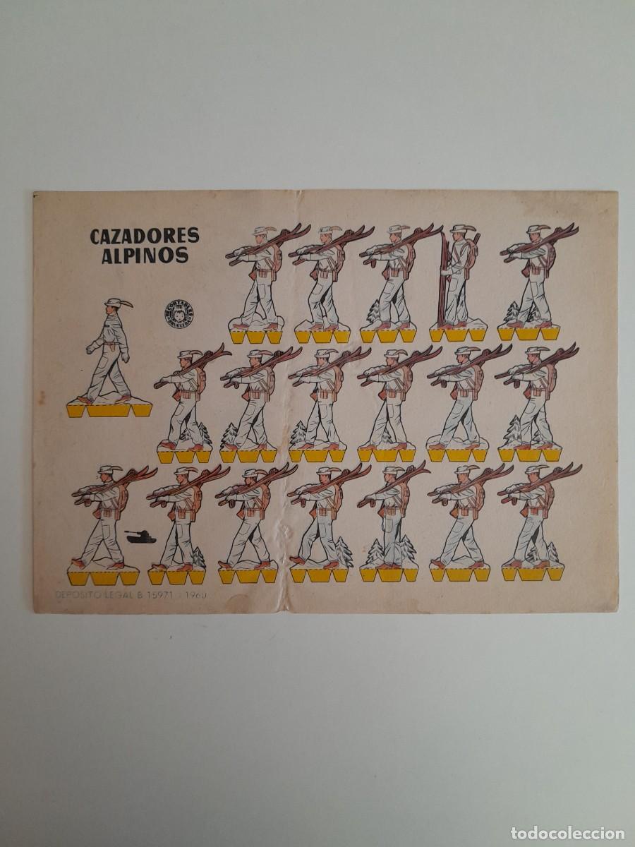 Coleccionismo recortables: RECORTABLES EDITORIAL BRUGUERA - CAZADORES ALPINOS