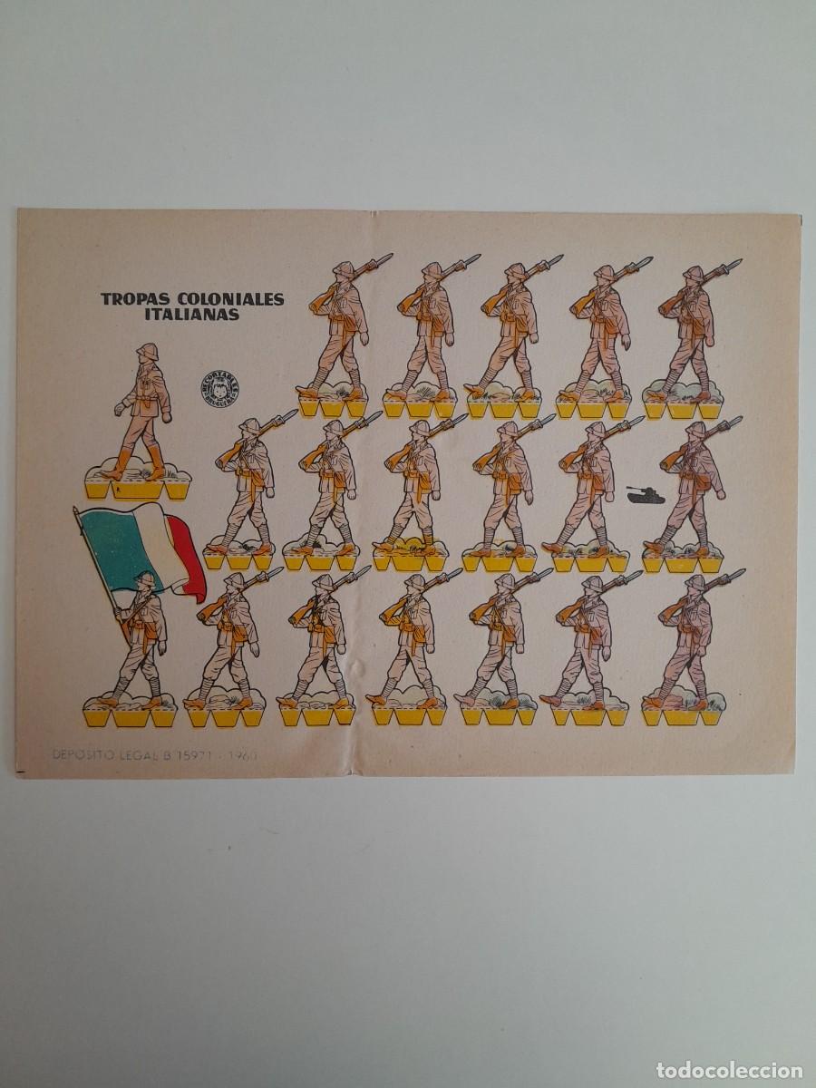 Coleccionismo recortables: RECORTABLES EDITORIAL BRUGUERA - TROPAS COLONIALES ITALIANAS