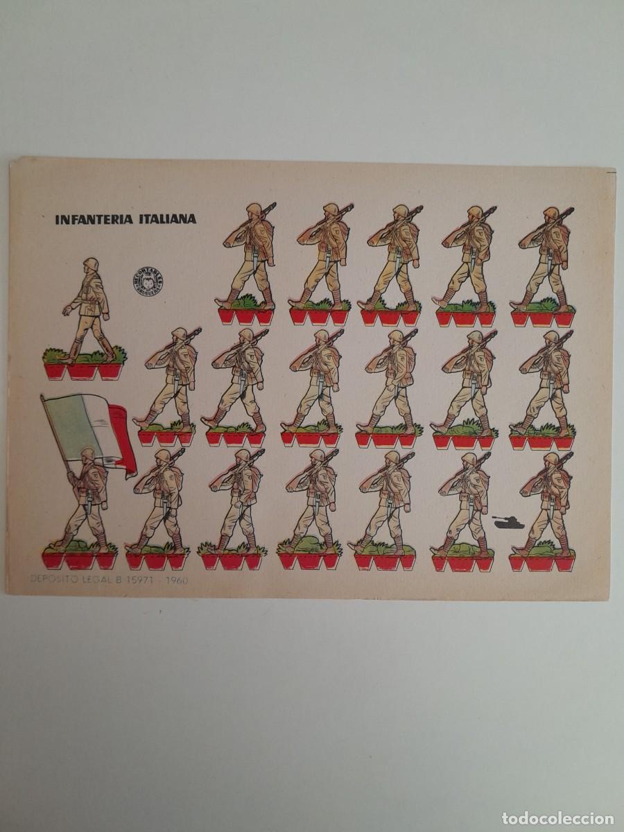 Coleccionismo recortables: RECORTABLES EDITORIAL BRUGUERA - INFANTERIA ITALIANA