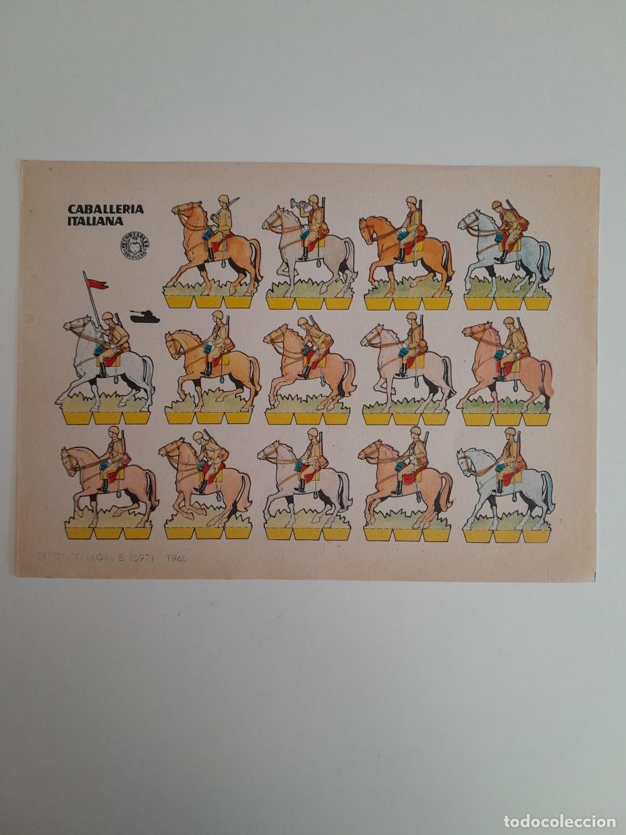 Coleccionismo recortables: RECORTABLES EDITORIAL BRUGUERA - CABALLERIA ITALIANA