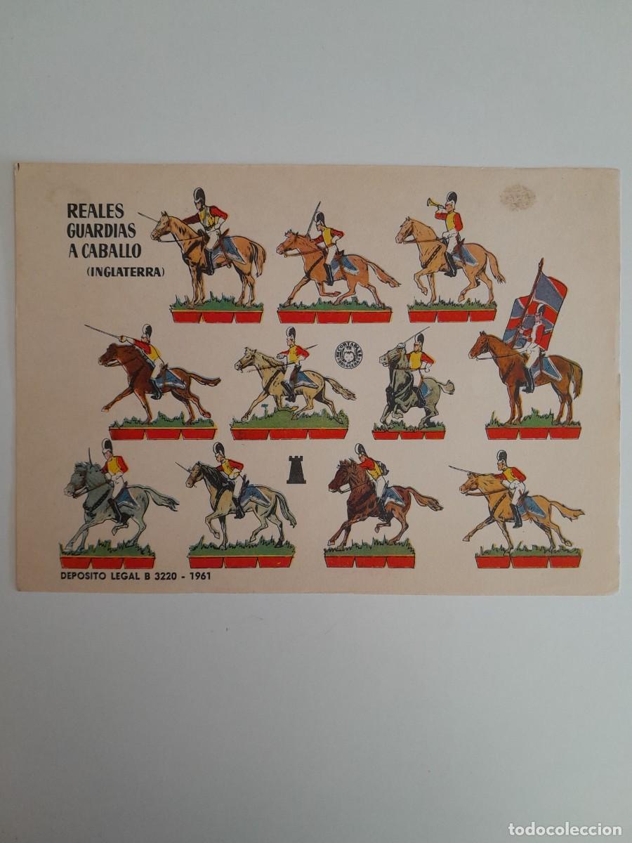 Coleccionismo recortables: RECORTABLES EDITORIAL BRUGUERA - REALES GUARDIAS A CABALLO INGLATERRA
