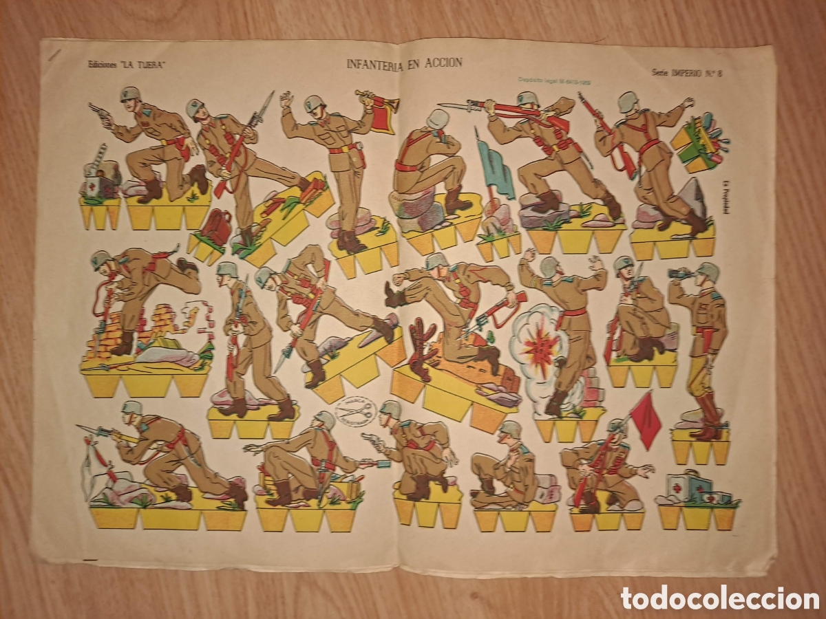 Coleccionismo recortables: Lote Recortables Antiguos tema Militar