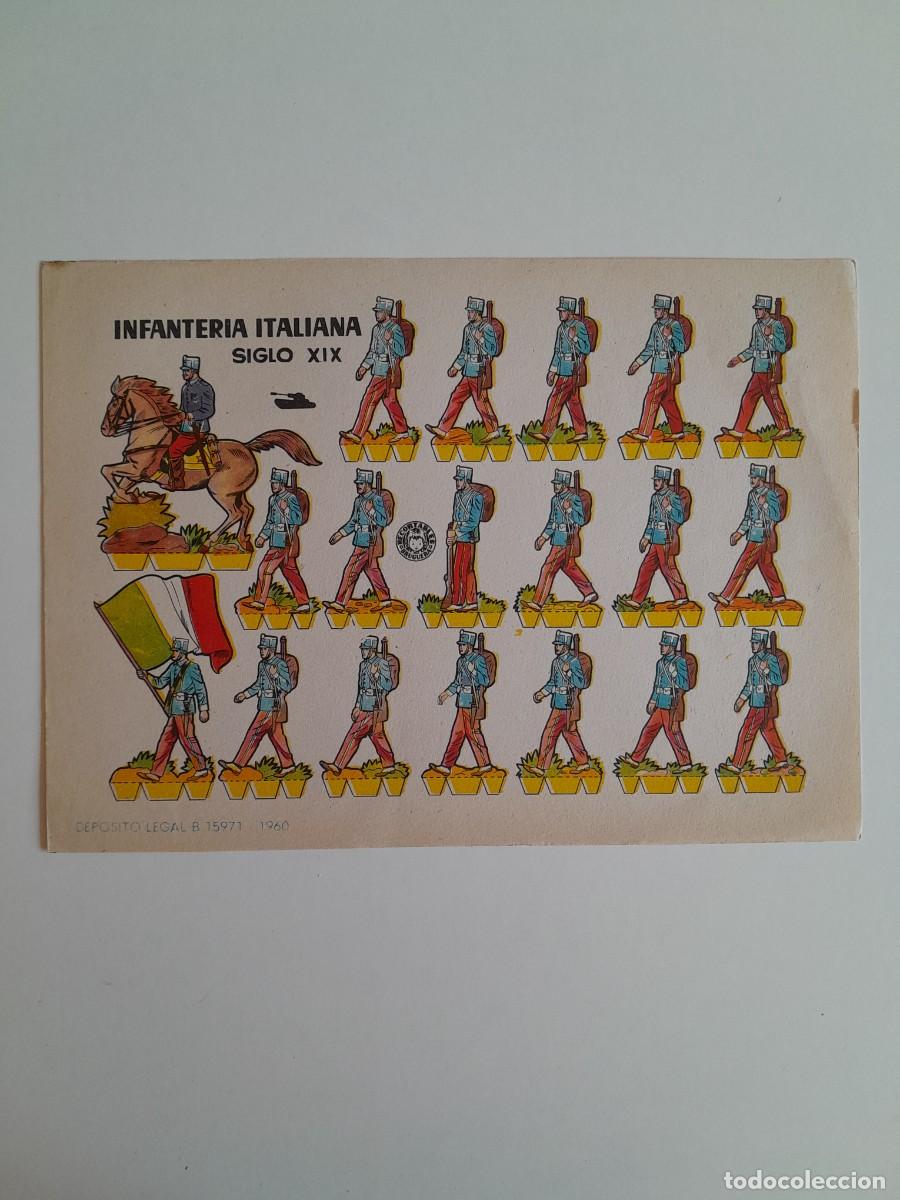 Coleccionismo recortables: RECORTABLES EDITORIAL BRUGUERA - INFANTER&Iacute;A ITALIANA SIGLO XIX