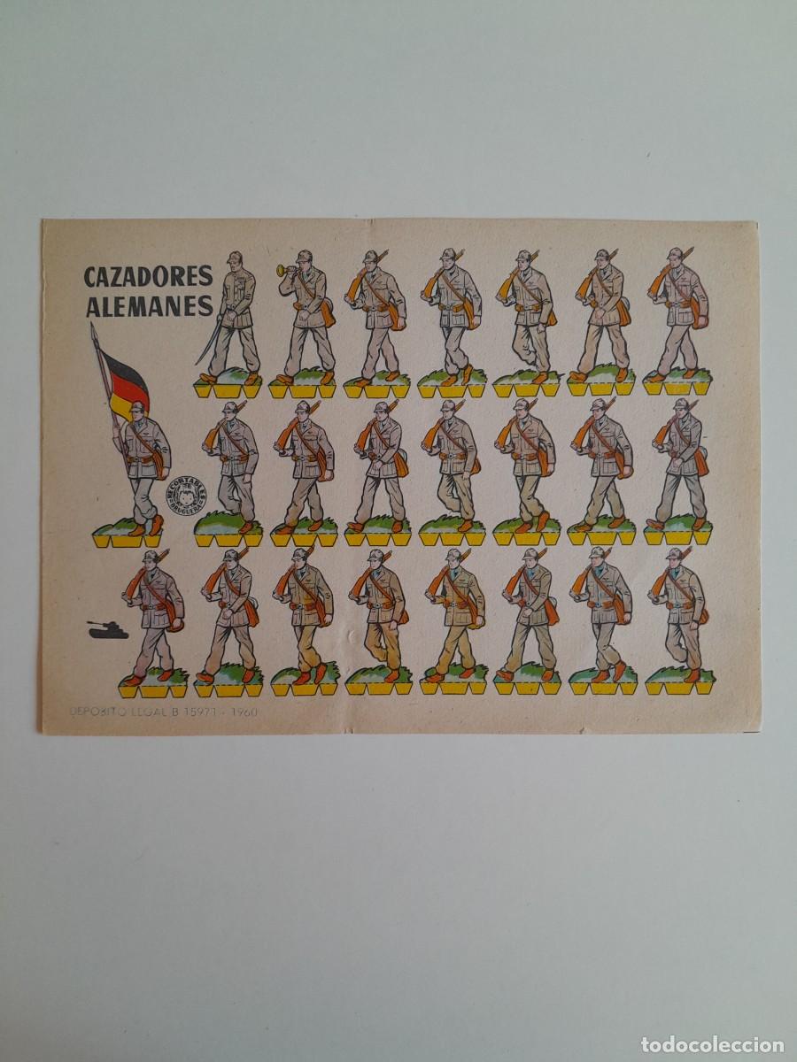 Coleccionismo recortables: RECORTABLES EDITORIAL BRUGUERA - CAZADORES ALEMANES