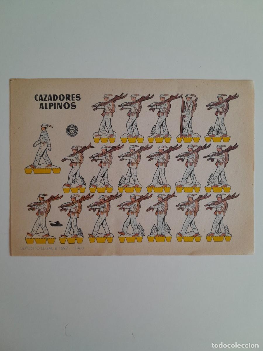 Coleccionismo recortables: RECORTABLES EDITORIAL BRUGUERA - CAZADORES ALPINOS