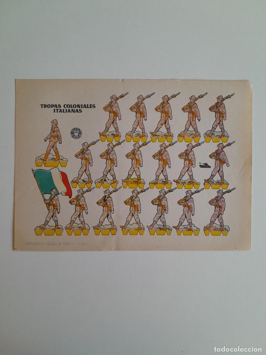 Coleccionismo recortables: RECORTABLES EDITORIAL BRUGUERA - TROPAS COLONIALES ITALIANAS