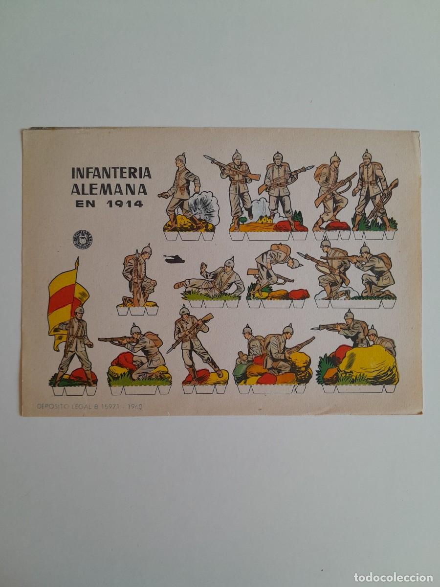 Coleccionismo recortables: RECORTABLES EDITORIAL BRUGUERA - INFANTER&Iacute;A ALEMANA 1914