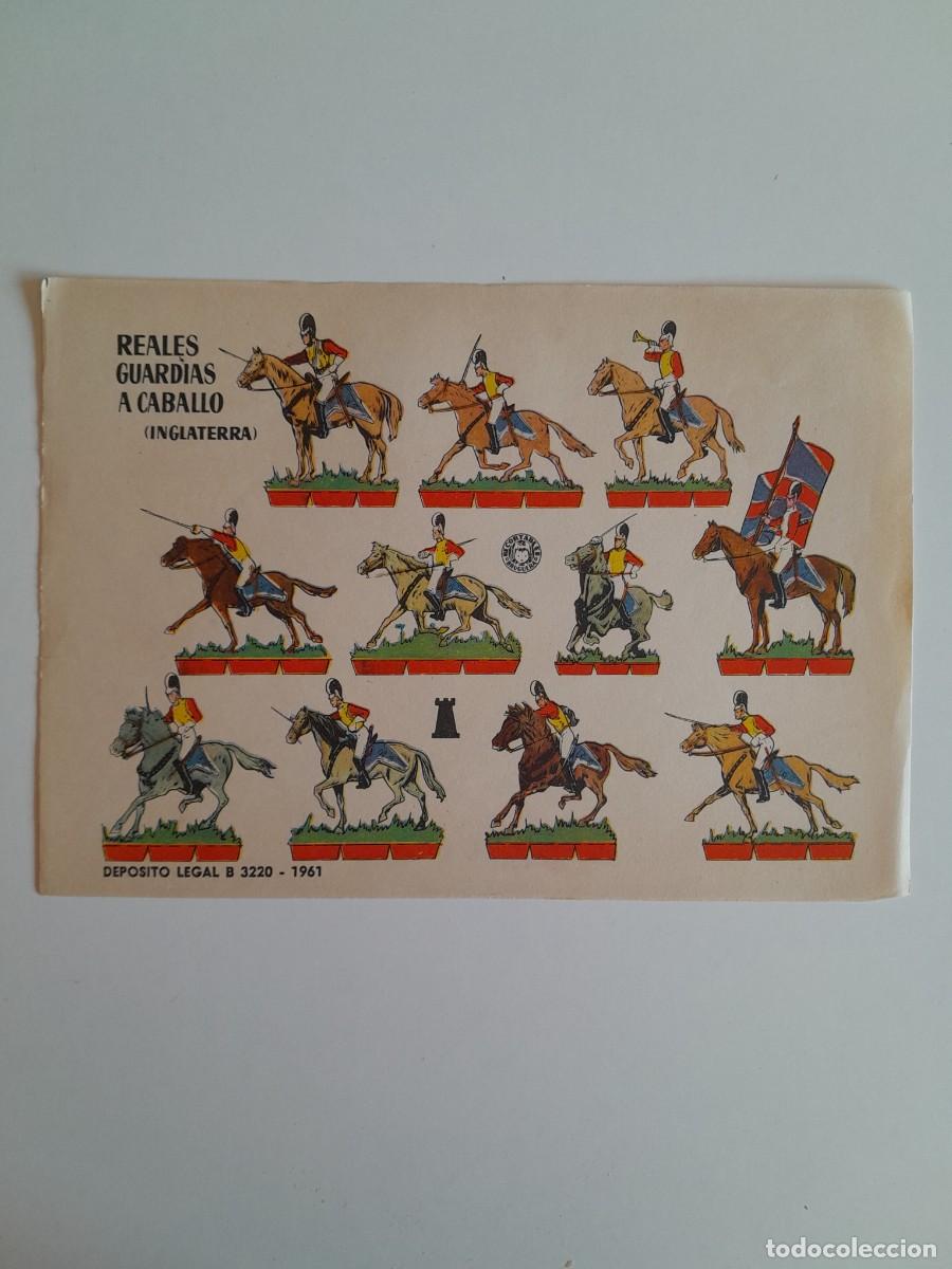 Coleccionismo recortables: RECORTABLES EDITORIAL BRUGUERA - REALES GUARDIAS A CABALLO (INGLATERRA)