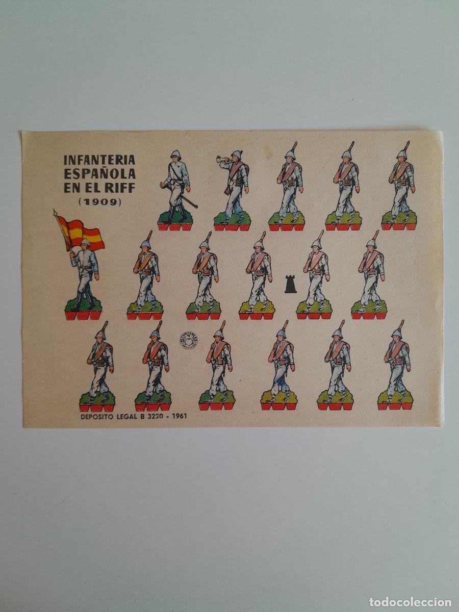 Coleccionismo recortables: RECORTABLES EDITORIAL BRUGUERA - INFANTER&Iacute;A ESPA&Ntilde;OLA EN EL RIF (1909)